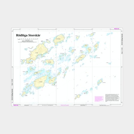 Carta speciale Hydrographica 613-03A Rödlöga Storskär, A2 non piegato (plano)