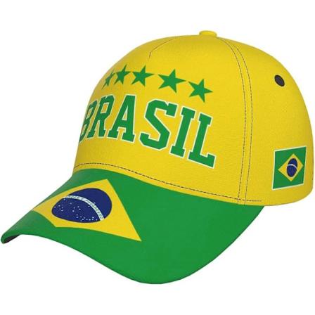 vx9527 Brasil Flagg Brasiliansk 7 Baseball Caps Full Print Voksen Menn Hatt Patriotisme Supporter Fotball Caps Svart bm-5198 nh9527l (FMY)