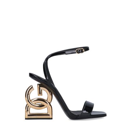 Dolce & Gabbana High Heel Sandalen , Zwart , Dames , Maat: 37 EU
