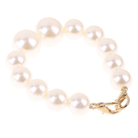 Perle Perle Korte Veskestropper Skulderbelte Veske Håndtak Kjede