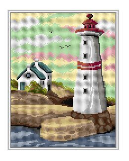 Broderikit Tavla Fyr