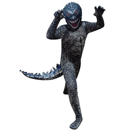Dreng Godzillae Barn Dinosaur Monster Cosplay Karneval Cosplay Kostume