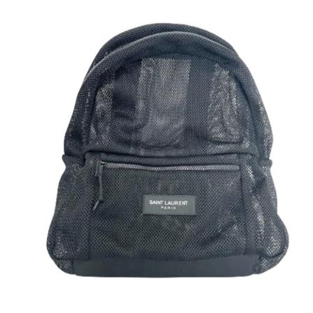 Saint Laurent Vintage, Pre-owned Backpacks Zwart, unisex, Maat:ONE Size,leather