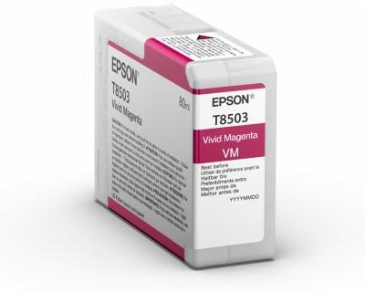 Epson T8503 - livlig magenta - original - blekkpatron