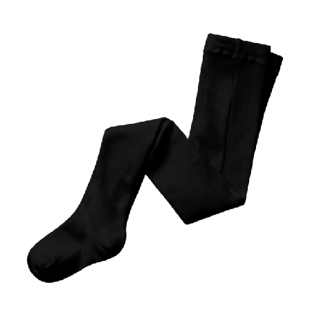 Å KIDS Enfärgade strumpbyxor i bomullsmix & tights Svart 122/128