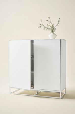 Jotex - Skap Matt hvit hvit - LYCKEBY - Kjøp Skap & Vitrineskap hos Jotex