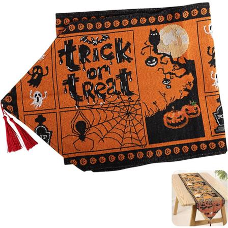 Halloween-dug, Halloween-dekoration bordløber bord ru