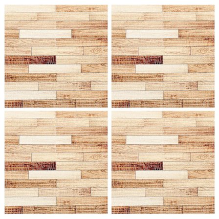 4-pak dukkehus miniature gulv mini hus møbler legetøj lille hus gulv legetøj (10X10cm, som vist på billedet)