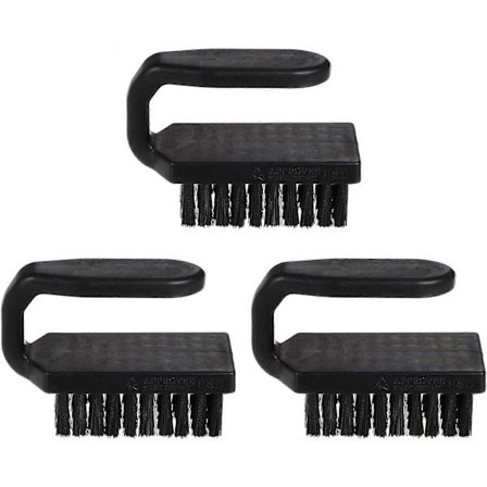 3-pak antistatisk rengøringsbørste U-håndtag 20x32mm PV-plast ledende børste antistatisk ESD-børste til rengøring af tastatur
