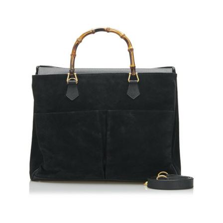 Gucci Vintage HandTass , Zwart , Dames , Maat: ONE Size Vintage Tassen