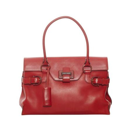 Salvatore Ferragamo Pre-owned, Handbag Rood, Dames, Maat:ONE Size