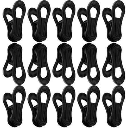 25 st Plastklädnypor Tvättklämmor Vindtäta Klädnypor Halksäkra Tvättlufttorkande Klämmor-4