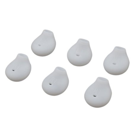 In-ear Silikoni-nappikuulokkeiden kärjen suojukset Samsung Galaxy S6/S7, Note5/Note7 White