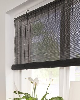 Roll-up Bambus Svart