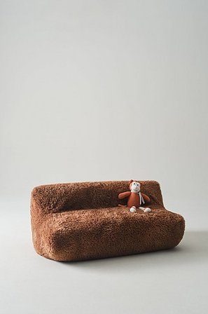 Jotex - Børnesofa Brun - MOON - Køb Børnesofaer hos Jotex