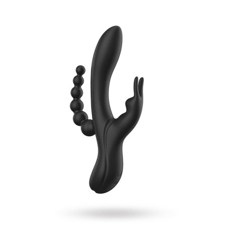 Noir Euphoria Liquid Silicone Triple Pleasure - Sustainable Pleasure