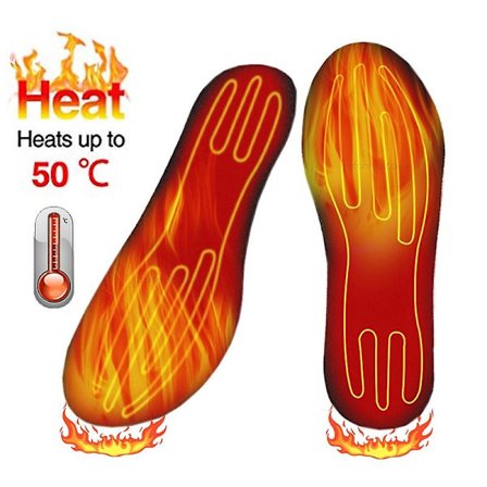 Herr Dam USB Vinteruppvärmd fotvärmare elektriska skor EU 35to40