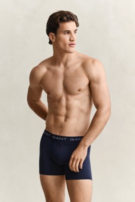 GANT - 3-pakk boksershorts, briefs til herre marine