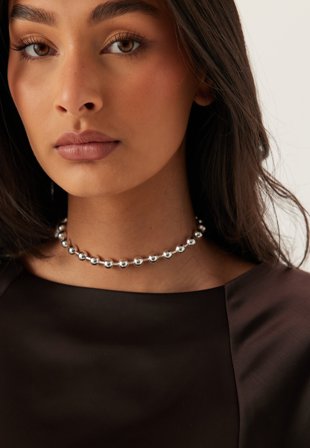 Pilgrim - Air Necklace Silver-plated - silver - Kläder - - Bubbleroom