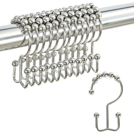 Dobbeltsidet brusekrog til bruseforhæng