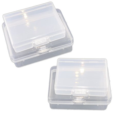 Förvaringslåda i plast - 4-pack