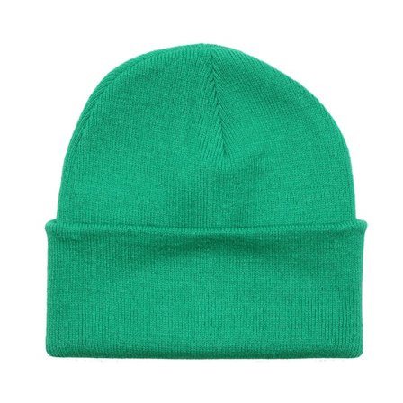 Beechfield - Vert cuff Bonnet - Kelly Green Cuff Blank Beanie @ Hatstore