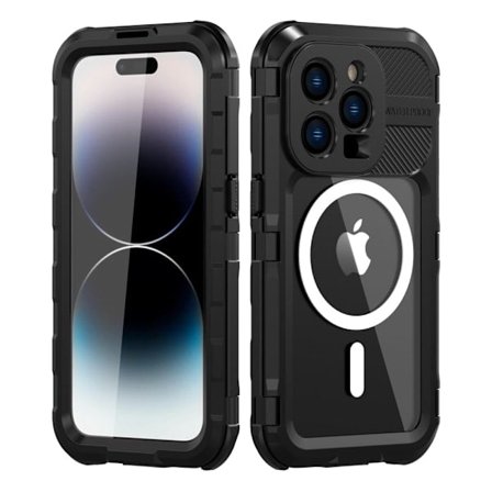 ShellBox iPhone 14 Pro MagSafe IP68 Vanntett Aluminium Skall