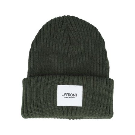Upfront - Grön cuff Beanie - Haze Fisherman Winter Beanie Army Cuff @ Hatstore