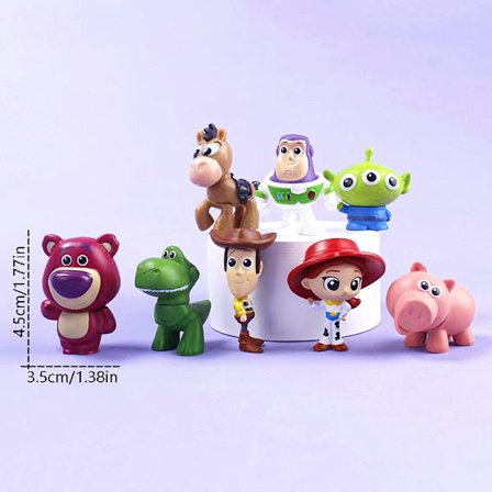 pcs/ sett Disney Toy Story Actionfigur Modelldukke
