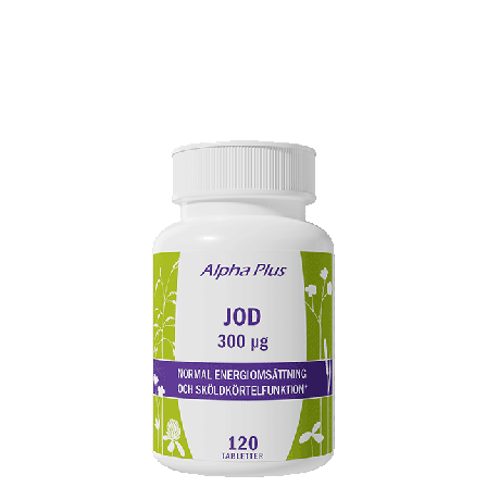 Alpha Plus Jod 300 μg 120 Tabletter