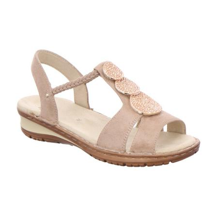 ara Flat Sandalen , Beige , Dames , Maat: 38 EU
