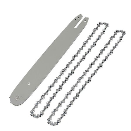 14-tommers sverd med 2 stk. kjeder for Stihl 017 Ms170 Ms171 Ms170/ms180/ms230/ms250 Alle - JA