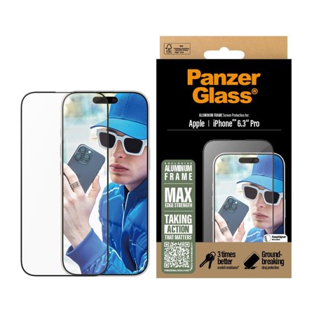 PanzerGlass ALUMINIUM FRAME IPHONE 16 PRO UWF ACCS