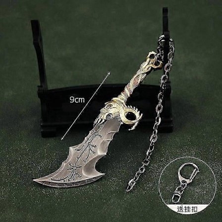 God of War Avaimenperä Kratos Chaos-terät Peli Anime Miekka LELU Ase Meta Malli Keskiaikainen Peli Oheislelut Pojille