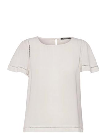 Camilla Olive Blouse Cream Bruuns Bazaar