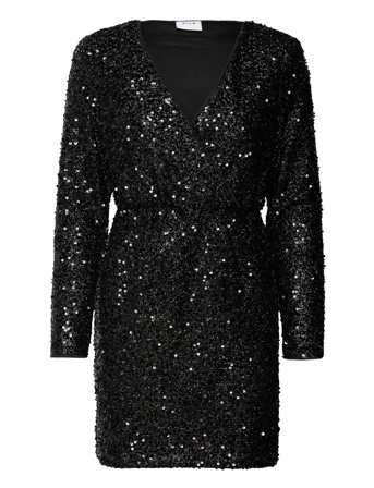 Vila Vicava Sequin Dress / 1 - Black - 40