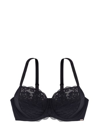 Rosa Wired Bra Lingerie Bras & Tops Full Cup Bras Black Dorina