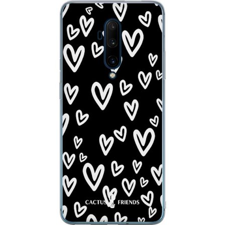 Yhteensopiva Puhelinkuori OnePlus OnePlus 7T Pro Cactus and Friends - Handdrawn Love Chaos