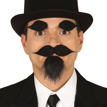 Gedeskæg, Mustasche & Øjenbryn