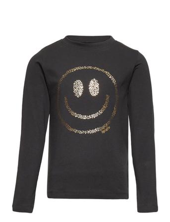 Tndiriley L_S Tee T-shirts Long-sleeved T-shirts Svart The New