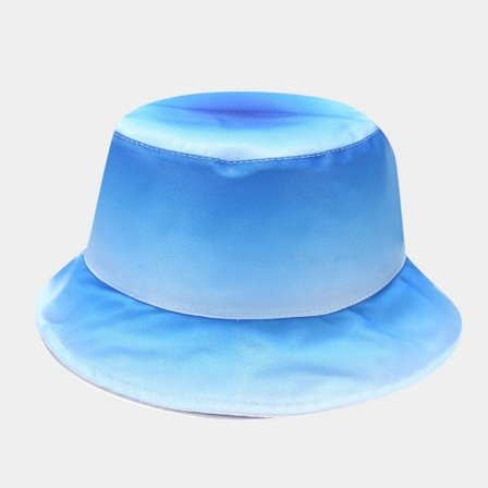 AVEKI Kaksipuolinen Tie Dye -tyylinen Kalastajan Hattu Naisille, Sininen