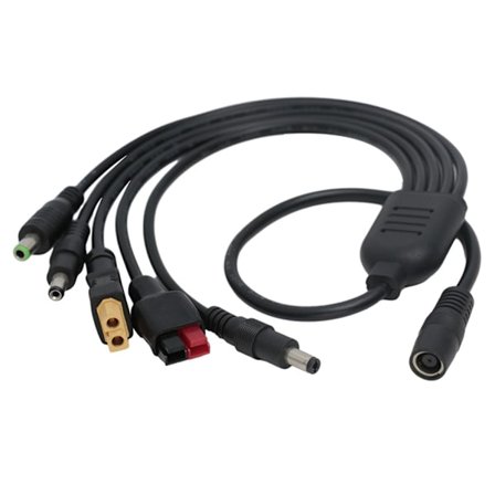 Professionell Solarladdningskabel DC7909 Hona till XT60 DC5521 Strömkabel