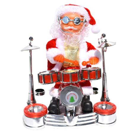 Elektrisk dansende og syngende snømann plysjleketøy