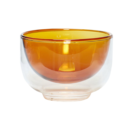 Hübsch Skål Amber 13cm