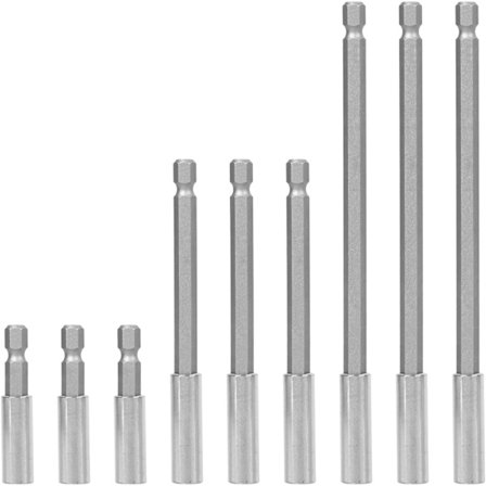 Skruetrækker bitholder 60/100/150 mm, Magnetisk bitholder, Magnetisk skruetrækkerbit, Skruetrækkerbitforlænger