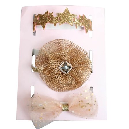 Solmiohiuspanta vauvalle, käsintehty, hieno viimeistely, pitsi, söpö hiuspanta, tyttö, solmiohiusnauha, kulta 3920