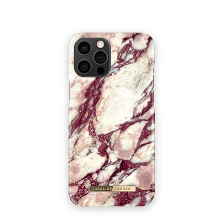 Printed Case iPhone 12 PROMAX Calacatta Ruby Marble