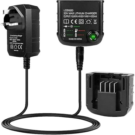 Li-ion Batterilader for Black & Decker 18v Li-ion batteri LCS1620 lader[C]