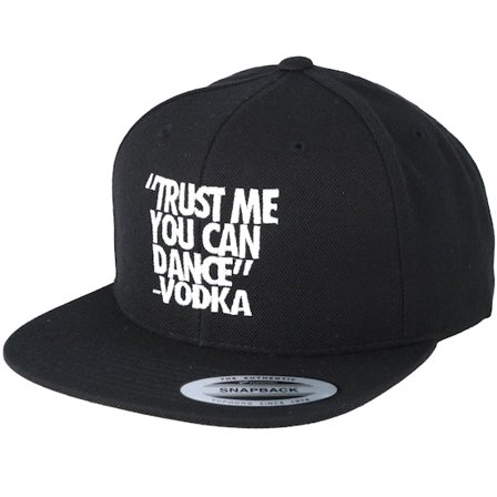 Iconic - Black snapback Czapka Z Daszkiem - Trust Me You Can Dance Black Snapback @ Hatstore