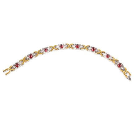 Magnetisk armbånd i titaniumstål til kvinder, terapi til lindring af gigt